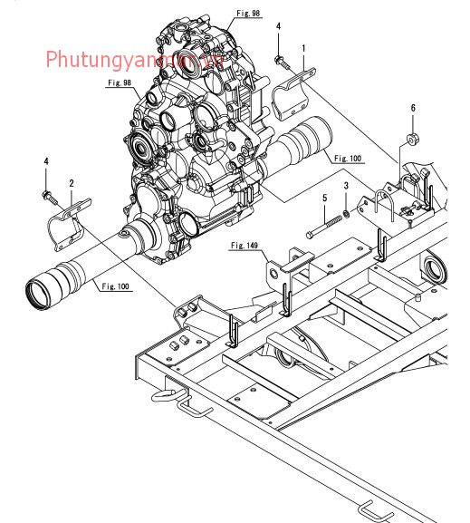 Giá đỡ hộp số